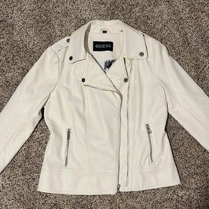 Guess jacket ivory white size M